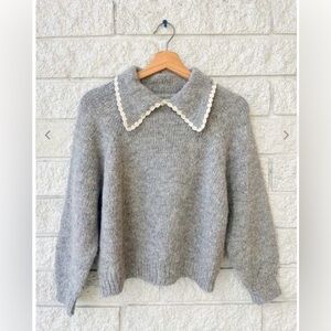 The Great Crochet Collar Pullover Size 0 (XS; 0-2)